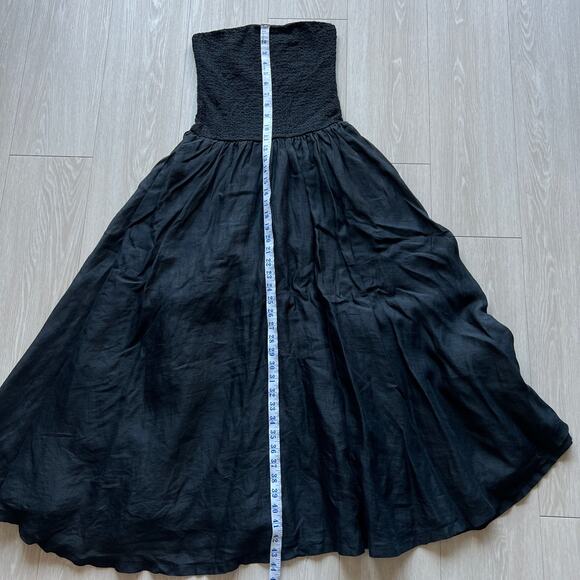 J Crew Strapless Mixy Dress Size XS Black CL174 - Picture 8 of 11